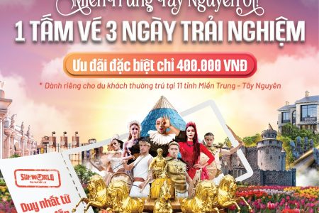 Vé Cáp Treo Bà Nà Tri Ân + Buffet Trưa