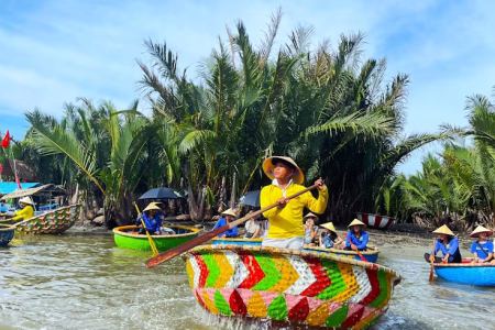 Vé thúng Rừng Dừa Cẩm Thanh