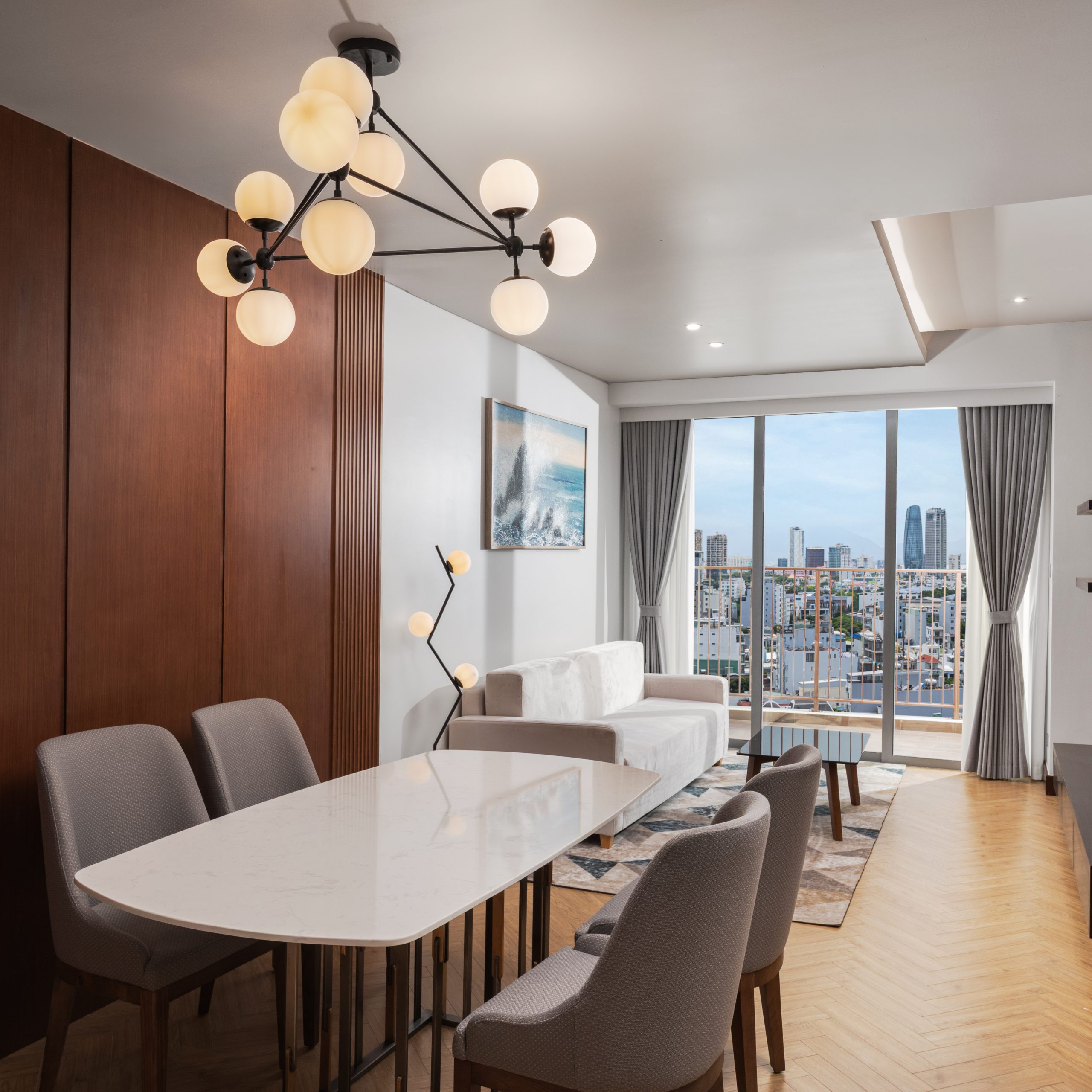 1 Bedroom Family Suite, City view